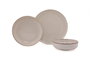 Hermia Vajilla de Porcelana de 12 Piezas en Crema
